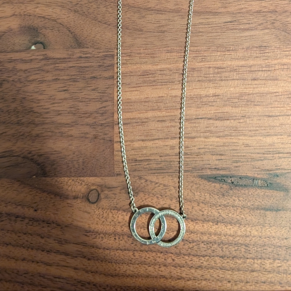 Pandora Silver Interlocking Circles Necklace